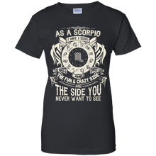 Load image into Gallery viewer, As A Scorpio Zodiac I Have Three Sides Birthday Shirt LT01 - as-a-scorpio-zodiac-i-have-three-sides-birthday-shirt-lt01-vivianstorescom-6
