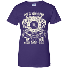 Load image into Gallery viewer, As A Scorpio Zodiac I Have Three Sides Birthday Shirt LT01 - as-a-scorpio-zodiac-i-have-three-sides-birthday-shirt-lt01-vivianstorescom-7