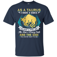 Load image into Gallery viewer, As A Taurus I Have 3 Sides Birthday Zodiac Shirt VA02 - as-a-taurus-i-have-3-sides-birthday-zodiac-shirt-va02-vivianstorescom-4