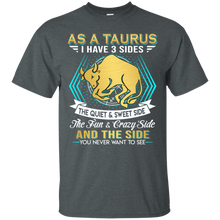 Load image into Gallery viewer, As A Taurus I Have 3 Sides Birthday Zodiac Shirt VA02 - as-a-taurus-i-have-3-sides-birthday-zodiac-shirt-va02-vivianstorescom-5