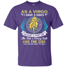 Load image into Gallery viewer, As A Virgo I Have 3 Sides Birthday Zodiac Shirt VA02 - as-a-virgo-i-have-3-sides-birthday-zodiac-shirt-va02-vivianstorescom-2