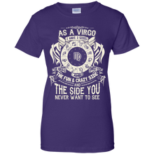 Load image into Gallery viewer, As A Virgo Zodiac I Have Three Sides Birthday Shirt LT01 - as-a-virgo-zodiac-i-have-three-sides-birthday-shirt-lt01-vivianstorescom-7