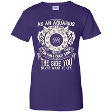 Load image into Gallery viewer, As An Aquarius Zodiac I Have Three Sides Birthday Shirt LT01 - as-an-aquarius-zodiac-i-have-three-sides-birthday-shirt-lt01-vivianstorescom-8