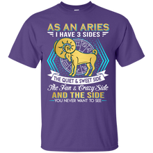 Load image into Gallery viewer, As An Aries I Have 3 Sides Birthday Zodiac Shirt VA02 - as-an-aries-i-have-3-sides-birthday-zodiac-shirt-va02-vivianstorescom-2