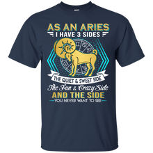 Load image into Gallery viewer, As An Aries I Have 3 Sides Birthday Zodiac Shirt VA02 - as-an-aries-i-have-3-sides-birthday-zodiac-shirt-va02-vivianstorescom-4