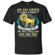 Load image into Gallery viewer, As An Aries I Have 3 Sides Birthday Zodiac Shirt VA02 - as-an-aries-i-have-3-sides-birthday-zodiac-shirt-va02-vivianstorescom