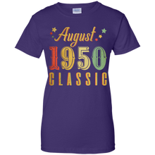 Load image into Gallery viewer, August 1950 Classic Great Vintage Birthday Shirt HT01 - august-1950-classic-great-vintage-birthday-shirt-ht01-vivianstorescom-10