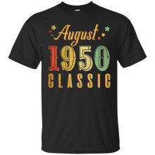 Load image into Gallery viewer, August 1950 Classic Great Vintage Birthday Shirt HT01 - august-1950-classic-great-vintage-birthday-shirt-ht01-vivianstorescom