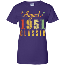 Load image into Gallery viewer, August 1951 Classic Great Vintage Birthday Shirt HT01 - august-1951-classic-great-vintage-birthday-shirt-ht01-vivianstorescom-10