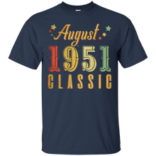 Load image into Gallery viewer, August 1951 Classic Great Vintage Birthday Shirt HT01 - august-1951-classic-great-vintage-birthday-shirt-ht01-vivianstorescom-2