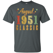 Load image into Gallery viewer, August 1951 Classic Great Vintage Birthday Shirt HT01 - august-1951-classic-great-vintage-birthday-shirt-ht01-vivianstorescom-3