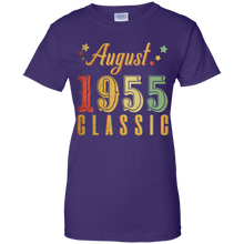 Load image into Gallery viewer, August 1955 Classic Great Vintage Birthday Shirt HT01 - august-1955-classic-great-vintage-birthday-shirt-ht01-vivianstorescom-10