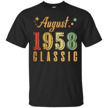 Load image into Gallery viewer, August 1958 Classic Great Vintage Birthday Shirt HT01 - august-1958-classic-great-vintage-birthday-shirt-ht01-vivianstorescom