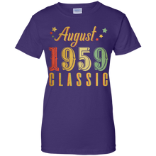 Load image into Gallery viewer, August 1959 Classic Great Vintage Birthday Shirt HT01 - august-1959-classic-great-vintage-birthday-shirt-ht01-vivianstorescom-10