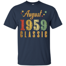 Load image into Gallery viewer, August 1959 Classic Great Vintage Birthday Shirt HT01 - august-1959-classic-great-vintage-birthday-shirt-ht01-vivianstorescom-2