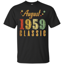 Load image into Gallery viewer, August 1959 Classic Great Vintage Birthday Shirt HT01 - august-1959-classic-great-vintage-birthday-shirt-ht01-vivianstorescom