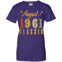 Load image into Gallery viewer, August 1961 Classic Great Vintage Birthday Shirt HT01 - august-1961-classic-great-vintage-birthday-shirt-ht01-vivianstorescom-10