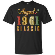 Load image into Gallery viewer, August 1961 Classic Great Vintage Birthday Shirt HT01 - august-1961-classic-great-vintage-birthday-shirt-ht01-vivianstorescom