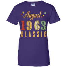 Load image into Gallery viewer, August 1963 Classic Great Vintage Birthday Shirt HT01 - august-1963-classic-great-vintage-birthday-shirt-ht01-vivianstorescom-10