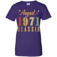 Load image into Gallery viewer, August 1971 Classic Great Vintage Birthday Shirt HT01 - august-1971-classic-great-vintage-birthday-shirt-ht01-vivianstorescom-10