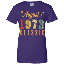 Load image into Gallery viewer, August 1973 Classic Great Vintage Birthday Shirt HT01 - august-1973-classic-great-vintage-birthday-shirt-ht01-vivianstorescom-10