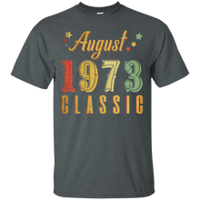 Load image into Gallery viewer, August 1973 Classic Great Vintage Birthday Shirt HT01 - august-1973-classic-great-vintage-birthday-shirt-ht01-vivianstorescom-2