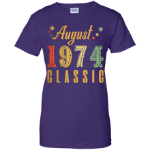 Load image into Gallery viewer, August 1974 Classic Great Vintage Birthday Shirt HT01 - august-1974-classic-great-vintage-birthday-shirt-ht01-vivianstorescom-10