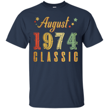 Load image into Gallery viewer, August 1974 Classic Great Vintage Birthday Shirt HT01 - august-1974-classic-great-vintage-birthday-shirt-ht01-vivianstorescom-2