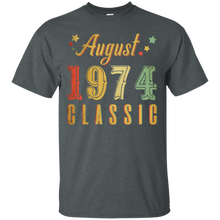 Load image into Gallery viewer, August 1974 Classic Great Vintage Birthday Shirt HT01 - august-1974-classic-great-vintage-birthday-shirt-ht01-vivianstorescom-3