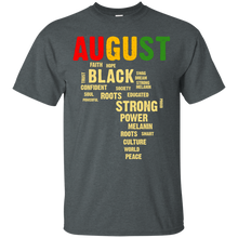 Load image into Gallery viewer, August Afro Color Words African Birthday Shirt HT01 - august-afro-color-words-african-birthday-shirt-ht01-vivianstorescom-3