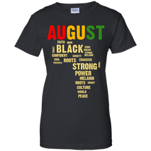 Load image into Gallery viewer, August Afro Color Words African Birthday Shirt HT01 - august-afro-color-words-african-birthday-shirt-ht01-vivianstorescom-8
