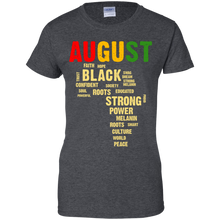 Load image into Gallery viewer, August Afro Color Words African Birthday Shirt HT01 - august-afro-color-words-african-birthday-shirt-ht01-vivianstorescom-9