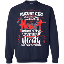 Load image into Gallery viewer, August Girl A Mouth She Can't Control Birthday Shirt LT01 - august-girl-a-mouth-she-cant-control-birthday-shirt-lt01-vivianstorescom-6