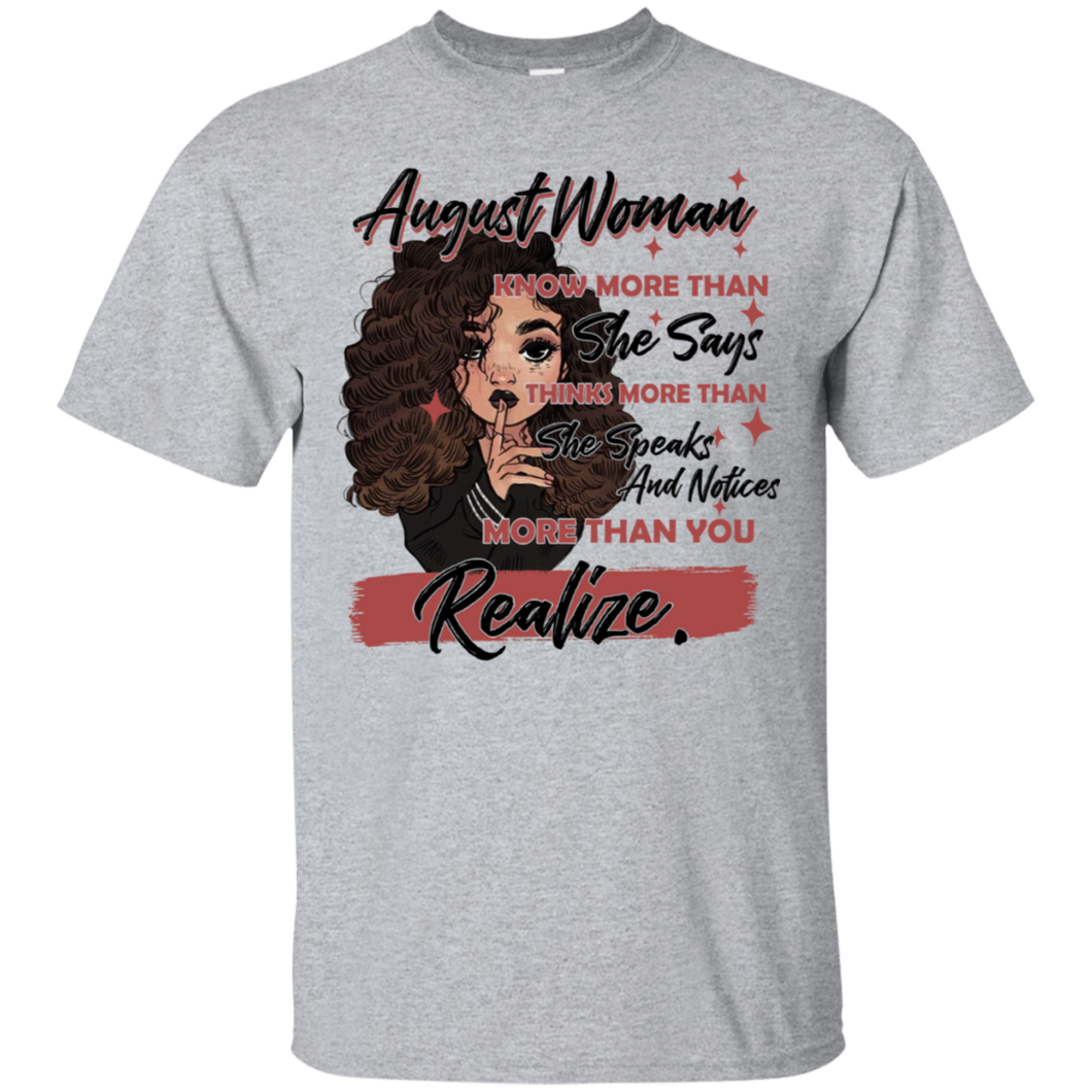 August Girl Knows More Than She Says Funny Queens Shirt KA01 - august-girl-knows-more-than-she-says-funny-queens-shirt-ka01-vivianstorescom