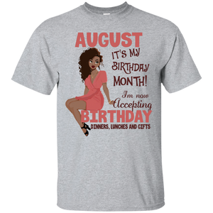 August It's My Birthday Month Accepting Birthday Shirt LT01 - august-its-my-birthday-month-accepting-birthday-shirt-lt01-vivianstorescom