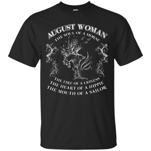 August Woman The Soul Of A Horse Art Shirt LT01 - august-woman-the-soul-of-a-horse-art-shirt-lt01-vivianstorescom