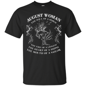 August Woman The Soul Of A Horse Art Shirt LT01 - august-woman-the-soul-of-a-horse-art-shirt-lt01-vivianstorescom