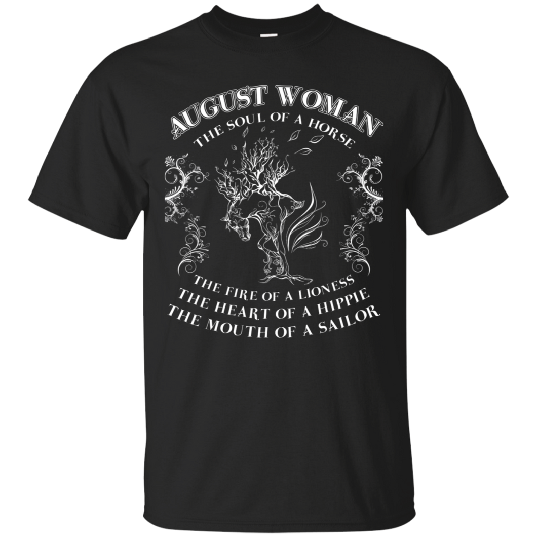 August Woman The Soul Of A Horse Art Shirt LT01 - august-woman-the-soul-of-a-horse-art-shirt-lt01-vivianstorescom