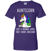 Load image into Gallery viewer, Aunticorn Like a Normal Aunt Only More Awesome Shirt Funny Shirt VA01 - aunticorn-like-a-normal-aunt-only-more-awesome-shirt-funny-shirt-va01-vivianstorescom-10