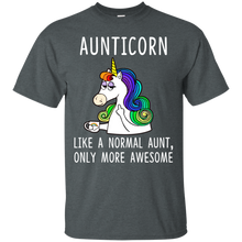 Load image into Gallery viewer, Aunticorn Like a Normal Aunt Only More Awesome Shirt Funny Shirt VA01 - aunticorn-like-a-normal-aunt-only-more-awesome-shirt-funny-shirt-va01-vivianstorescom-3