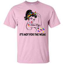 Load image into Gallery viewer, Autism Mom It&#39;s Not For The Weak Strong Autism Mom T-shirt HA02 - autism-mom-its-not-for-the-weak-strong-autism-mom-t-shirt-ha02-vivianstorescom-3