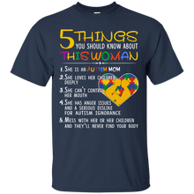 Load image into Gallery viewer, Autism Mom T-Shirt 5 Things You Should Know About Autism&#39;s Day - autism-mom-t-shirt-5-things-you-should-know-about-autisms-day-vivianstorescom-4