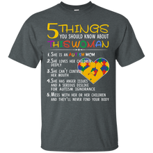 Load image into Gallery viewer, Autism Mom T-Shirt 5 Things You Should Know About Autism&#39;s Day - autism-mom-t-shirt-5-things-you-should-know-about-autisms-day-vivianstorescom-5