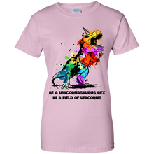 Load image into Gallery viewer, Be A Unicornasaurus Rex In A Field Of Unicorns Shirt HT01 - be-a-unicornasaurus-rex-in-a-field-of-unicorns-shirt-ht01-vivianstorescom-10