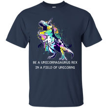 Load image into Gallery viewer, Be A Unicornasaurus T-Rex In A Field Of Unicorns Shirt HT01 - be-a-unicornasaurus-t-rex-in-a-field-of-unicorns-shirt-ht01-vivianstorescom-2