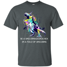 Load image into Gallery viewer, Be A Unicornasaurus T-Rex In A Field Of Unicorns Shirt HT01 - be-a-unicornasaurus-t-rex-in-a-field-of-unicorns-shirt-ht01-vivianstorescom-3