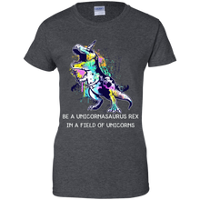 Load image into Gallery viewer, Be A Unicornasaurus T-Rex In A Field Of Unicorns Shirt HT01 - be-a-unicornasaurus-t-rex-in-a-field-of-unicorns-shirt-ht01-vivianstorescom-9
