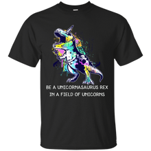 Load image into Gallery viewer, Be A Unicornasaurus T-Rex In A Field Of Unicorns Shirt HT01 - be-a-unicornasaurus-t-rex-in-a-field-of-unicorns-shirt-ht01-vivianstorescom