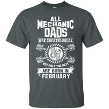 Load image into Gallery viewer, Best Mechanic Dads Are Born In February Shirt HA01 - best-mechanic-dads-are-born-in-february-shirt-ha01-vivianstorescom-2