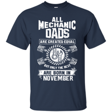 Load image into Gallery viewer, Best Mechanic Dads Are Born In November Shirt HA01 - best-mechanic-dads-are-born-in-november-shirt-ha01-vivianstorescom-2